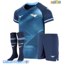 Camisa de time de futebol Lazio Replicas 3º Equipamento Infantil 2025-26 Manga Curta (+ Calças curtas)